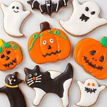 1 szt. foremka do ciastek w kształcie ducha ze stali nierdzewnej, materiał odpowiedni do ciasta na imprezę halloweenową, prezenty na Halloween