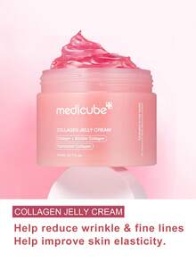 Medicube 胶原蛋白啫喱霜 - 蕴含烟酰胺和冻干水解胶原蛋白 - 增强肌肤屏障保湿力，令肌肤24小时保持水润紧致。不含人工色素，韩国护肤产品 - 保濕霜 - 查看 2