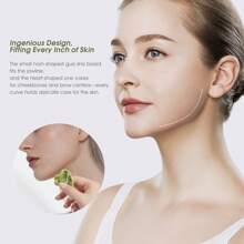 1/2 Pcs Stone Facial Beauty Roller & Massage Plates Set, Spa Salon Home Skin Care Tools