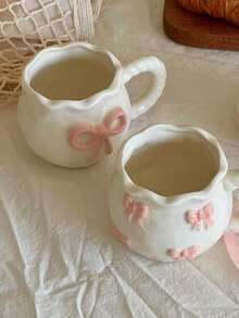 1 Piece Handmade Ceramic Cup With 3D Loop, Asymmetric Shape, Coffee Cup, Breakfast Cup, Afternoon Tea Cup, Suitable For Home, Restaurant, Coffee Shop, Suitable For Gifting To Family And Friends, Perfect For Birthdays, Weddings, Anniversaries, Valentine's Day, Thanksgiving, New Year's Surprise Gifts, This One Is Almost Perfect - Multicolor - View 11