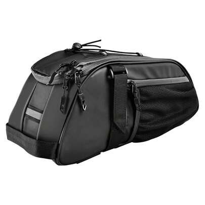 Waterproof Bicycle Saddle Panniers, Bike Reflective Rear Rack Bag, Cycling Back Seat Cargo Carrier Pouch With Shoulder Strap Travel For Travel And Cycling
