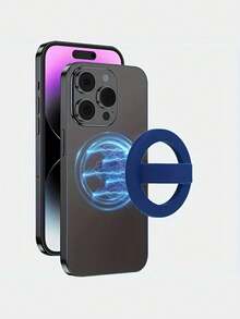 360° Adjustable Magnetic Silicone Ring Phone Holder, Strong Anti-Lost Design, Compatible With IPhone 15/14/13/12 Series And Android Phones, Convenient Installation And Removal, Great Gift For Family And Friends - Multicolor - View 5