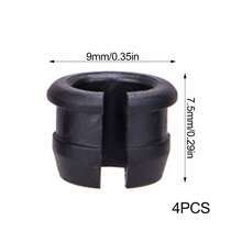 4Pcs Bike Valve Adapter Set American To French Rim Plug Conversion Kit Durable Plastic Material Portable Bicycle Accessories