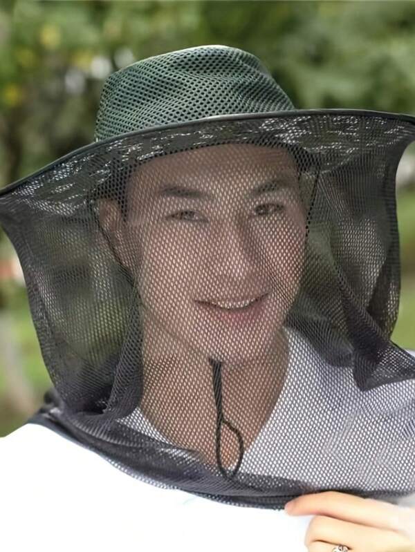 Spring/Summer Anti-Mosquito Anti-Insect Hat, Sun Protection Mesh Hat, Camping Hat, Fishing Hat, Camouflage Anti-Insect Anti-Mosquito Anti-Bee Hat