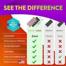 French KOKO Desk, Large Desk Pad Large Mouse Pad Cute Desk Accessories Home Office Essentials XL Desk Desk Pad Keyboard Mouse Desk Pads On Top Of Desks Computer Pink Floral Women Girls - 綠葉 - 查看 3