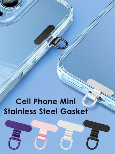 Mini Stainless Steel Washer Clip Side Hanging Connector For Mobile Phone