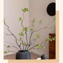 1pc/3pcs/5pcs/8pcs/10pcs Artificial Ficus Leaves, Long Stem - Ideal For Flower Arranging, Home & Office Decor - Can Be Used As Vase Filler And Bouquet Accents - Home Decor, Office Decor And Mother's Day Gift - Green - View 7