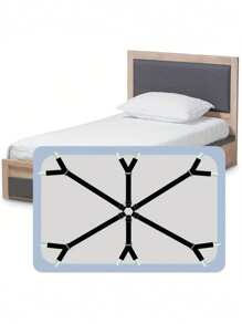 6-Side 12 Clip Household Bed Sheet Holder Adjustable Sofa Bed Sheet Holder Clip Tablecloth Holder With Anti Slip And Anti Slip Bed Buckle