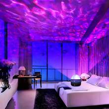 USB Projection Lamp - RGB Multi-Color LED Decorative Light, USB Powered, No Battery Required, Includes Electronic Components, Suitable For Living Room, Bedroom, Kitchen, Dining Room, Bar - Ideal Gift For Halloween, Christmas - Multi-color light - View 8