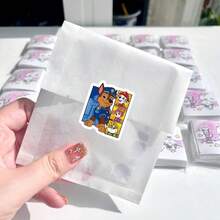 Paw Patrol 500张/卷 汪汪队立大功卡通可爱贴纸标签，卡哇伊贴纸，适用于DIY礼物、包装、装饰、派对礼品 - 彩色 - 查看 11