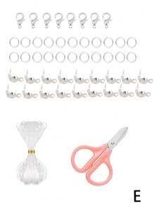 1 caja de set de cuentas con tema oceánico, kit de fabricación de pulseras de amistad estilo vacaciones de verano, set de cuentas de arcilla para manualidades de joyería, pulseras, collares, aretes, regalos artesanales