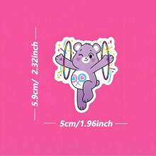 CARE BEARS 爱心熊50张装贴纸套装，可爱卡通熊图案贴纸套装，爱心熊，阳光熊，熊，朋友熊，礼物，返校季