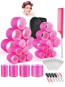 38PCS Hair Rollers Hair Curlers, Rollers, Curlers For Long Hair Thick, Jumbo Large Medium Small Rollers Set, 12 Stainless Steel Clips And Storage Bag, Back To School, Travel Holiday Essentials, Hair Curlers, Curly Hair Brush, Rollers, Curly Hair Products, Barber, Hair Curlers, Rollers, Curly Hair Products, Curler, Rollers Hair Curl, Christmas, Hair Curler, Curly Hair Products, Hair Curl, Hair Roller, Rollers For Hair, Curly Hair Tools, Heatless Curlers, Curly Hair Brush, Hairdressing Equipment,Heatless Waves,Travel Essentials,Hairstyle,Hairdressing,Curly Hair,Hair Rollers,Hair Curler,Heatless Curl,Heatless Curls,Hair Curlers,Rollers,Hair Curl,Rollers For Hair,Curly Hair Tools,Hair Rollers,Hair Roller,Curls Diffuser,Hair,Travel,Hair Products,Hair Tools,Hair Stuff,Barber,Barber Accessories,Barbershop,Hairdressing Equipment