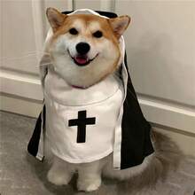 1 szt. Kostium pokojówki dla kota i psa, dekoracja na imprezę, zabawny strój dla małych/średnich psów i kotów, odpowiedni dla małych/średnich zwierząt