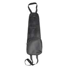 EIGIIS 1pc Multi-Pocket Car Seat Organizer - Durable Polyester, Versatile Hanging Storage For Phones, Wallets, Glasses, Mesh Pockets, Easy Clean, Suitable For Cars, SUV, Trucks