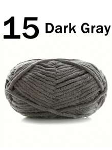 1/2 piezas de hilo de terciopelo suave, 50g/pieza, 60m/pieza, hilo grueso de punto medio hecho a mano DIY, hilo Popsicle, hilo de poliéster grueso y suave, adecuado para manualidades DIY, adecuado para tejer y ganchillo de bufandas, sombreros, zapatos, bolsos, cojines, muñecas, mantas, pantuflas