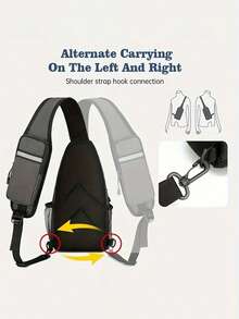 1pc High Quality Lightweight Crossbody Chest Bag For Men And Women, New Style Chest Bag Sports Leisure Multifunctional Simple Casual Business Student Men And Women Fashion Crossbody Bag, Large Capacity With Tablet Compartment, Adjustable Shoulder Strap And Zipper Closure, Sporty Design For Outdoor Travel, Work, Hiking - Multiple Colors (Floral, Solid), Durable Polyester Bag