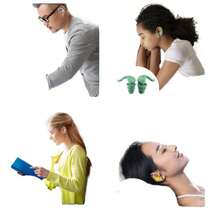 1 Pair Reusable Silicone Sleep Earplugs, Noise Reduction Earplugs For Sleeping, Painless For Work And Study, Ensure Peaceful Sleep, Suitable For Travel And Home Use