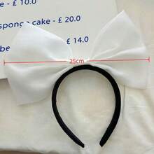 1 chiếc băng đô 3D kiểu Pháp màu trơn có nơ ở giữa, thanh lịch, dễ thương, phù hợp cho chụp ảnh, dạo phố, dự tiệc, hàng ngày, lãng mạn, ngọt ngào, cá tính, được làm từ sợi polyester (polyester) dành cho nữ, quà tặng, phụ kiện tóc, phụ kiện đội đầu. - Nhiều màu - Xem 11