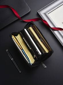 Men's Wallet, Large Capacity Multi-Card Slots Casual Phone Pouch Coin Purse Handbag - Multicolor - View 4