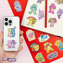 CARE BEARS 爱心熊50张装贴纸套装，可爱卡通熊图案贴纸套装，爱心熊，阳光熊，熊，朋友熊，礼物，返校季