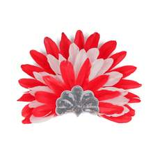 1 件女士羽毛头饰羽毛亮片头饰狂欢节头饰服装歌舞女郎配饰，万圣节