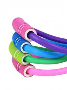 New 8-Shaped Gravity Stretch Band With Handles - Stackable TPE Resistance Bands For Yoga, Pilates, Arm & Leg Stretching - Blue/Purple/Pink/Green/Black - Ideal For Beginners & Home Workouts, Yoga Accessories | Versatile Exercise Tool