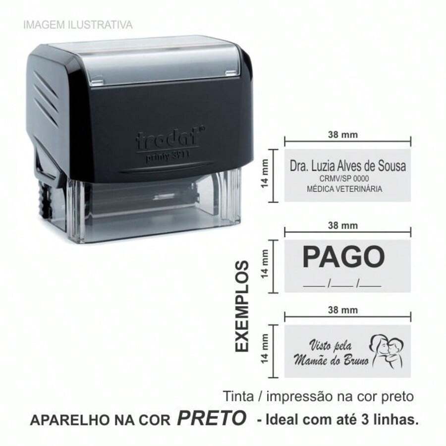 Professional Automatic Stamp - Multicolor - Ver 1