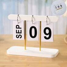 1pc Wooden Flip Page Desktop Hanging Calendar Best Gifts Birthday Graduation