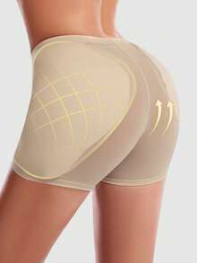 Butt Lifting & Shaping Panties, Padded Buttocks Shapewear For Women - Beige - View 3