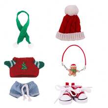 [Clothes Only] 17cm 1st/2nd Generation Labubu Doll Christmas Outfit, Christmas Gift, Halloween Gift, High-Quality Delicate Doll Clothes Gift For Labubu Doll - Multicolor - View 13