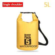 1 pezzo Borsa impermeabile in materiale PVC con motivo a , adatta per sport all'aperto, borsa multifunzionale impermeabile, portatile per imitazione, rafting, conservazione multiuso all aperto