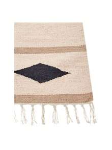 Beliani Kilim Rug Cotton Multicolored 200 X 300 Cm Geometric Pattern Short Pile BERDIK - Beige - View 5