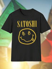 SATOSHI Maglietta Uomo TShirt Casual Moda Estiva Comoda Elegante Must Have per Giovani Streetwear Abbigliamento Sportivo Offerta Esclusiva Nuova Collezione Promo