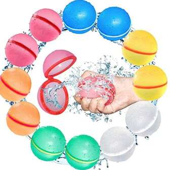 Magnetic Silicone Water Balls, Self-Closing Magnetic Water Balls For Water Games