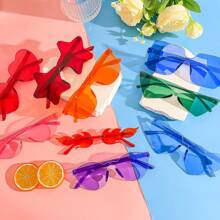 10/20/40 Pack Fun Colorful Rimless Party  Bulk Retro Funny Glasses Set For Bachelor Party Favors