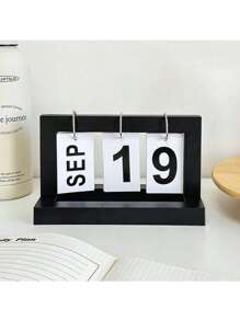 Nordic Minimalist And Creative Page Turning Calendar, Desk Calendar Decoration, Home Living Room Dining Table, Coffee Table, Office Desk Decoration Best Gifts Birthday Graduation
