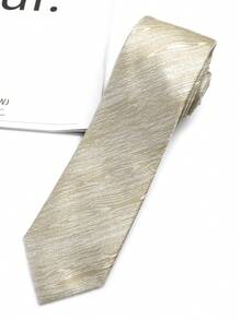 1 件纹理手工领带，适合复古、休闲、日常、街头、派对、男女礼物男士领带