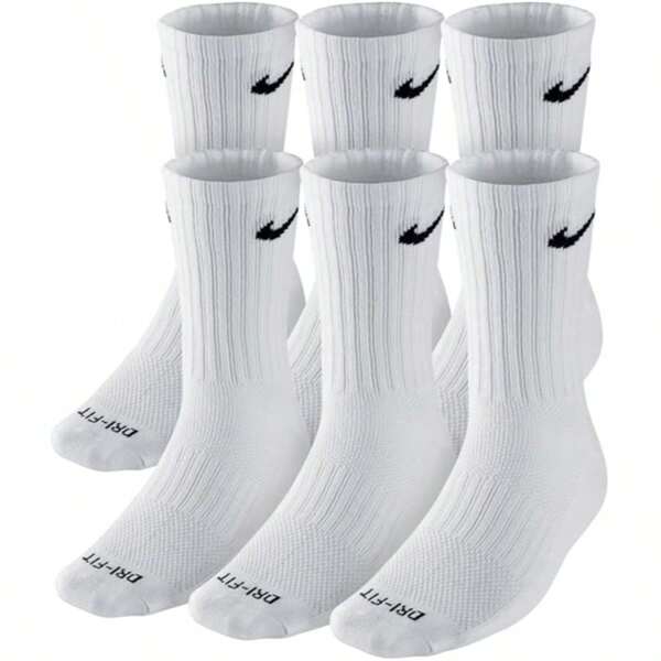 Nike Crew Socks Dri-Fit  - Everyday Plus Performance Cushion Crew Socks (6 Pack)