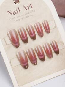 30 片短杏仁按压指甲艺术贴片，适合女士/甜美色彩蓝色闪光/海滩必需品日常生活可重复使用参加派对聚会附带 1 块果冻胶和 1 条摩擦条指甲用品指甲