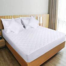 Sleep In No Time! Cotton Mattress Protector | Breathable, Hypoallergenic, Dust Mite-Resistant | Super Soft, Quilted, Durable, Thick Fitted Sheet, Waterproof Or Non-Waterproof, Available In Sizes 60–180 Cm - 防水款 - 查看 8