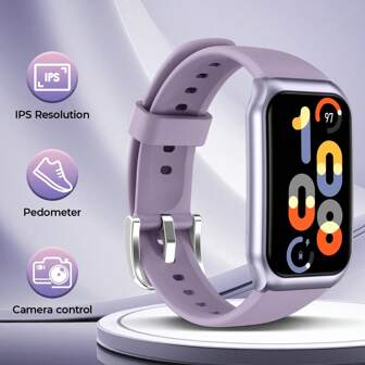 SIMSONLAB Erkekler ve Kadınlar İçin Akıllı Bileklik, Kablosuz Bağlantı, Hareketsizlik Hatırlatıcısı, Fotoğraf Kontrolü, Gelen Arama Hatırlatıcısı, Uyku İzleme, Telefonunuzu Bulma, Bluetooth Müzik Çalma, Silikon Kayış, Adımsayar, En İyi Hediyeler, Sağlık