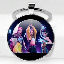 1个Kpop迷你照片钥匙扣，时尚玻璃材质，适用于最新专辑《Golden》、《Takedown》、《How It's Done》，可作挂件、收藏品、情人节礼物、小礼物、惊喜礼物、新款钥匙扣、音乐周边产品。 - 彩色 - 查看 17