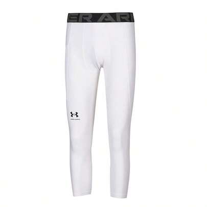 Under Armour HG Armour 3/4 Leggings Compression Tights Men's Training Fitness Sports 1361588-100