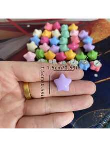 16pcs/32pcs Vibrant Multicolor Star-Shaped Push Pins - Decorative Thumb Tacks For Cork Boards, Photo Walls, And Bulletin Boards - Ideal For Office, School, And Home Decor, Organization, And DIY Projects - Multicolor - View 5