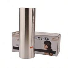 1 件发廊美发染发专用铝箔纸，加厚烫发造型专业铝箔纸，局部染色美甲和卸甲铝箔纸，染发工具，返校，旅行度假必需品，女士发饰 - 白色 - 查看 1