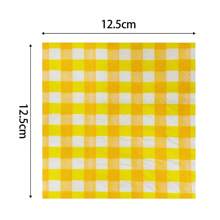 1 pieza Servilleta de papel de tamaño pequeño, tamaño sin doblar 25*25cm [tamaño doblado 12.5*12.5cm], suministros desechables para fiestas, mesa de comedor de alta gama, servilletas de unicolor rosa/verde/azul