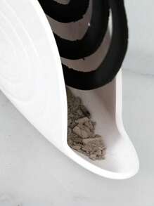 1 pezzo Portaincenso a forma di lumaca - Decorazione domestica creativa e carina, Piatto antizanzare in plastica ignifuga bianco o nero, Adatto per la decorazione della stanza di San Patrizio, Pasqua e primavera, Progettato per il bagno o lo spazio living, Profumatore per la casa | Supporto a spirale | Design creativo, Materiale in plastica ABS