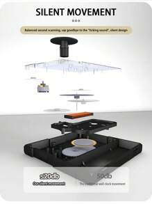 1PC Home Decoration Desktop Clock, Retro Creative Table Clock, Entrance Clock, Wall-Mounted Clock, Living Room Entrance Display Clock, Silent Battery-Powered Back To School Room Decor School Supplies