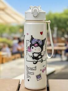 Sanrio 1 كوب سعة كبيرة 26 أونصة مقاوم للتسرب مع غطاء قابل للقفل ومقبض - تصميم شخصية كيوت - مناسب للسفر والمدرسة والنادي وهدايا عيد الميلاد والكريسماس - ضروري للمعجبين ، خيار مثالي للعطلات